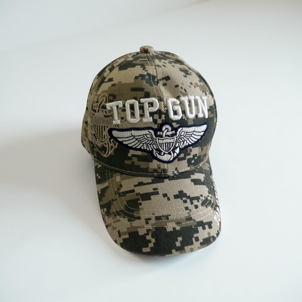 THE SUPREME CAP || TOP GUN - Camo Military Cap. Sz. OS